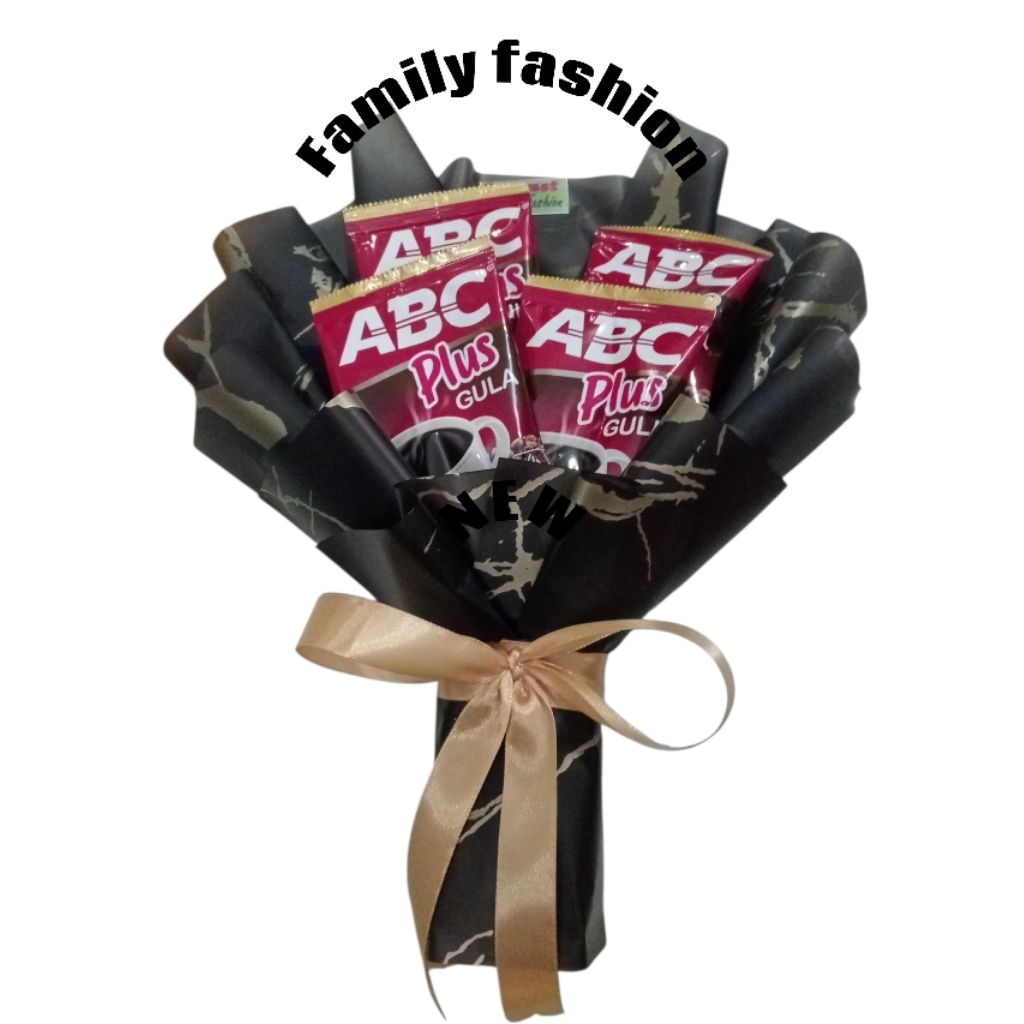 buket kopi dan jajan ukuran kecil (S)