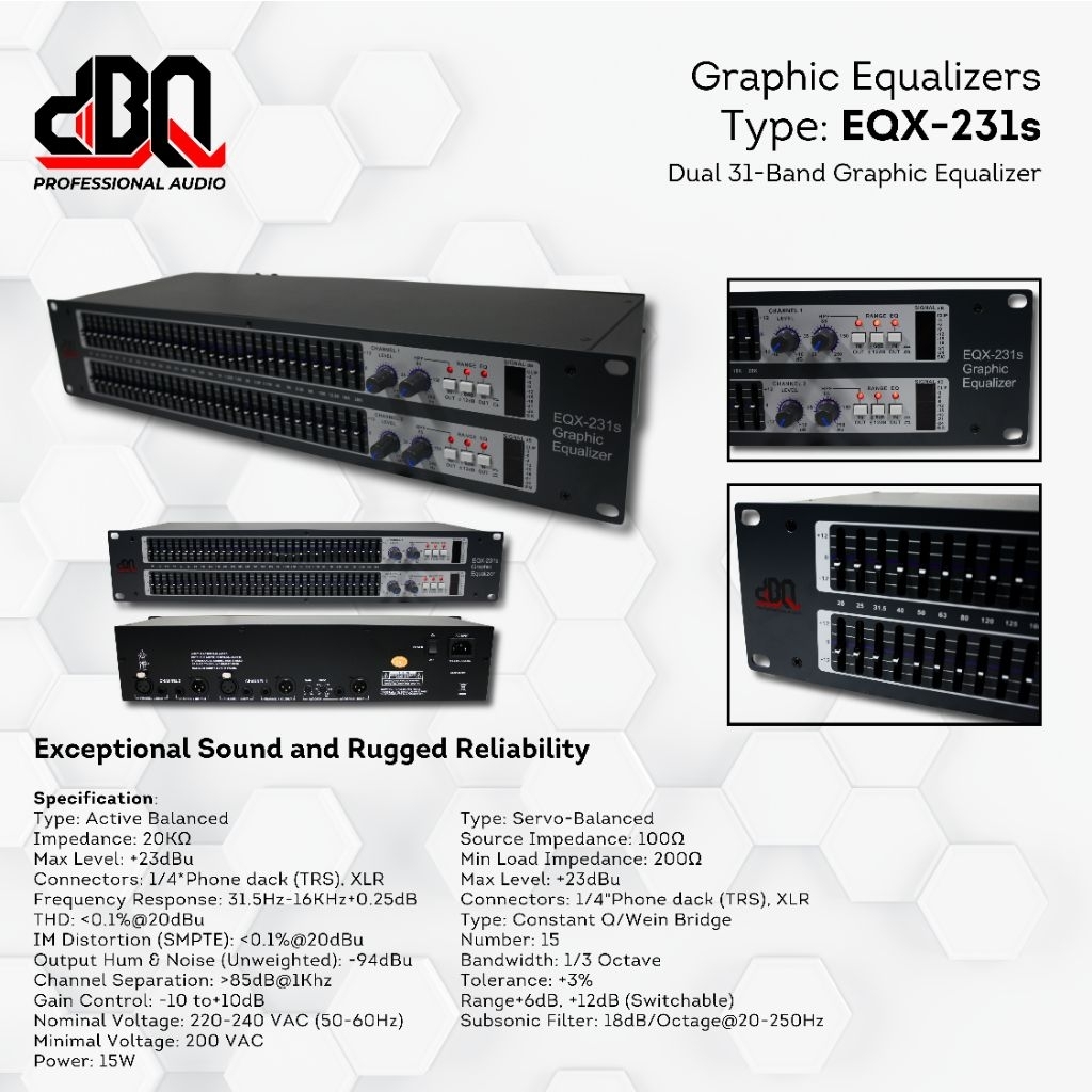 Equalizer dBQ EQX-231s | Original