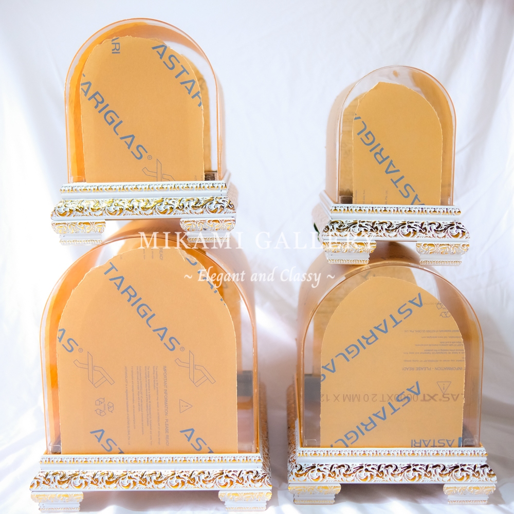 Kotak Hantaran Akrilik Seserahan Fiber 6 cm Kaki / Hantaran Akrilik Seserahan