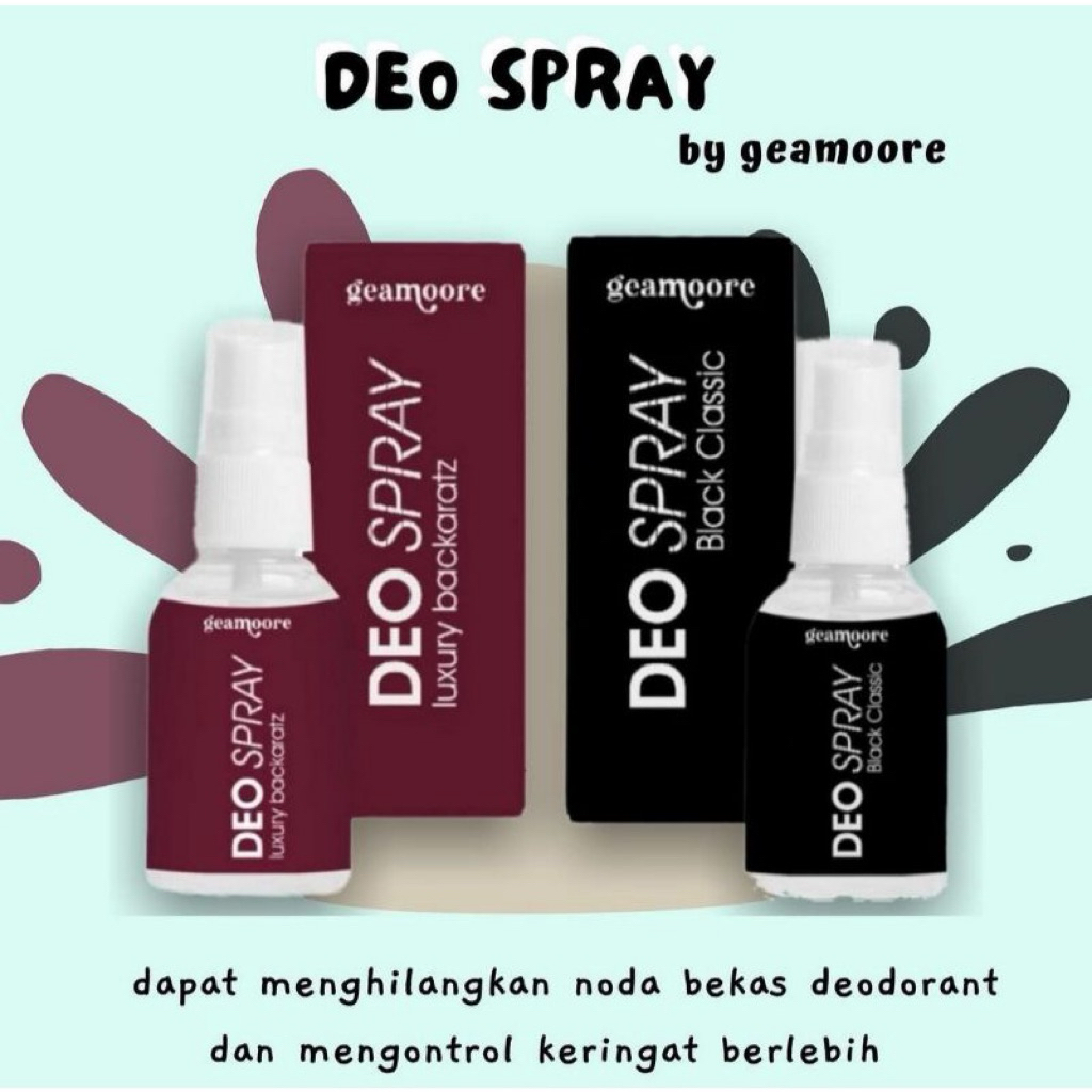 Geamoore Deodorant Spray Black Classic / Luxury Backaratz