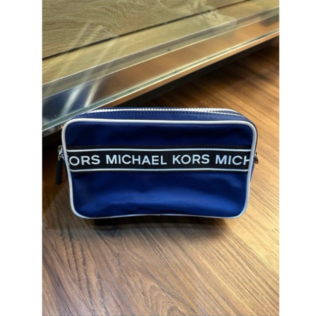 Michael Kors Blue Camera Bag Crossbody