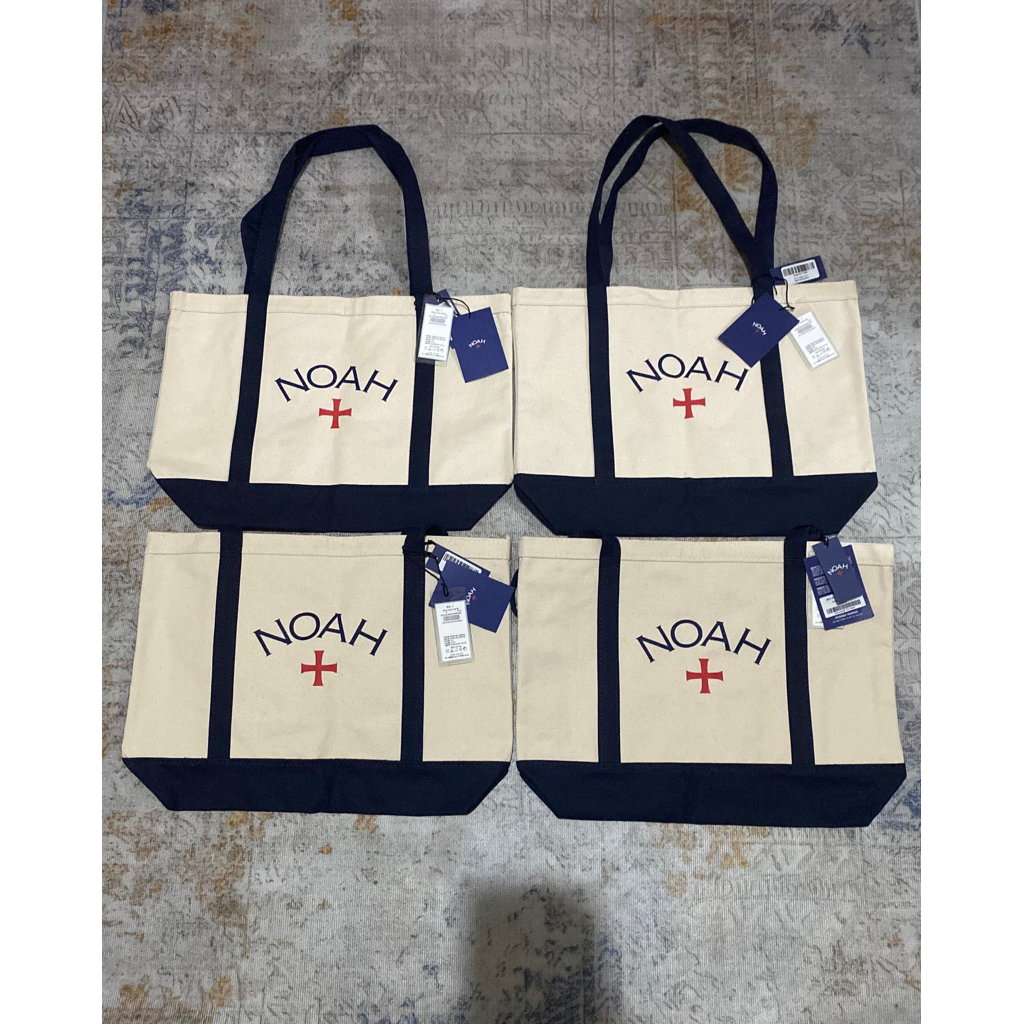 noah core logo totebag navy