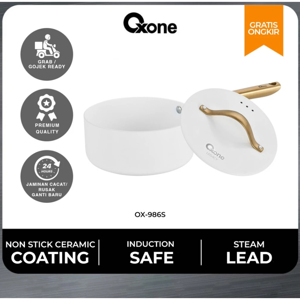 fry pan sauce pan One Set Oxone 0X986 Legacy Ceramic Coating