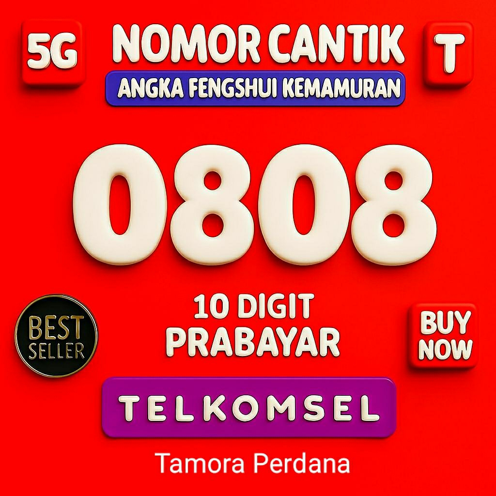 Nomor Cantik Telkomsel 10 Digit Prabayar SimPATI Seri ABAB 0808
