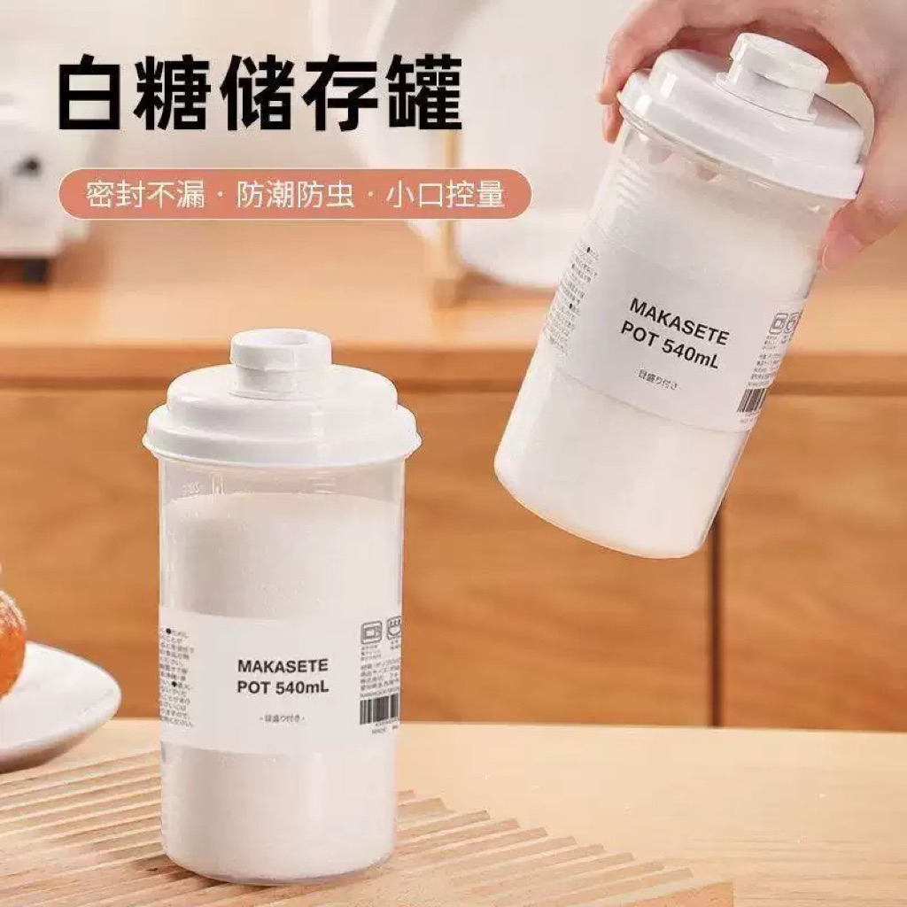 (CLASHOP) Wadah Botol Minum Transparan Botol Kulkas kontainer Jus Air 540ml