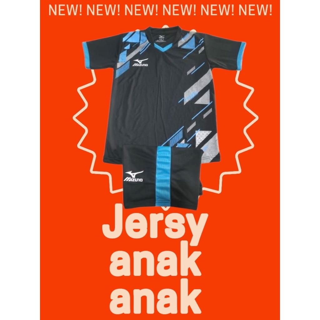 Baju bola baju futsal seragam anak baju olahraga junior anak laki perempuan olahraga