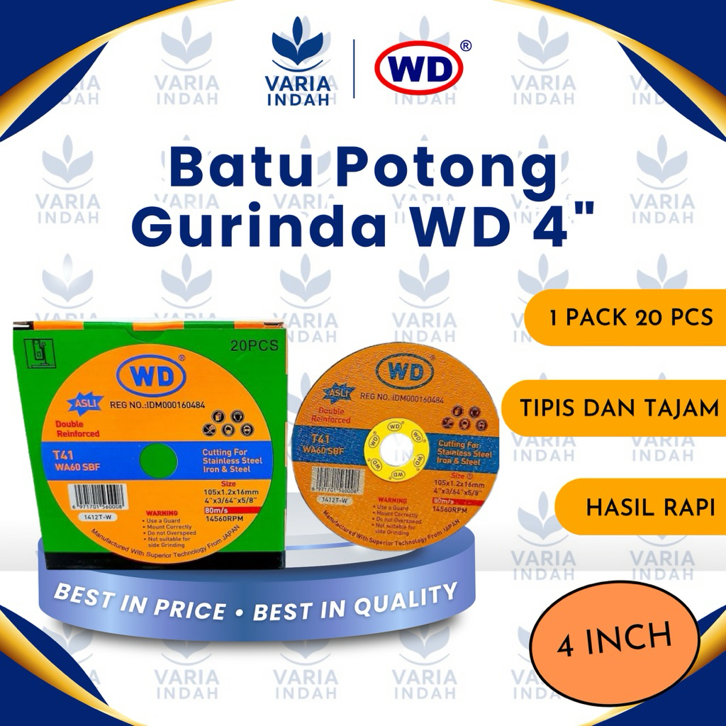 WD potong 4” asli
