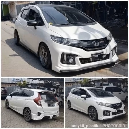 BODYKIT FULL BEMPER JAZZ GK5 FACELIFT TAHUN 2014 - 2017 MUGEN RS BEMPER DEPAN JAZZ GK5 MUGEN RS