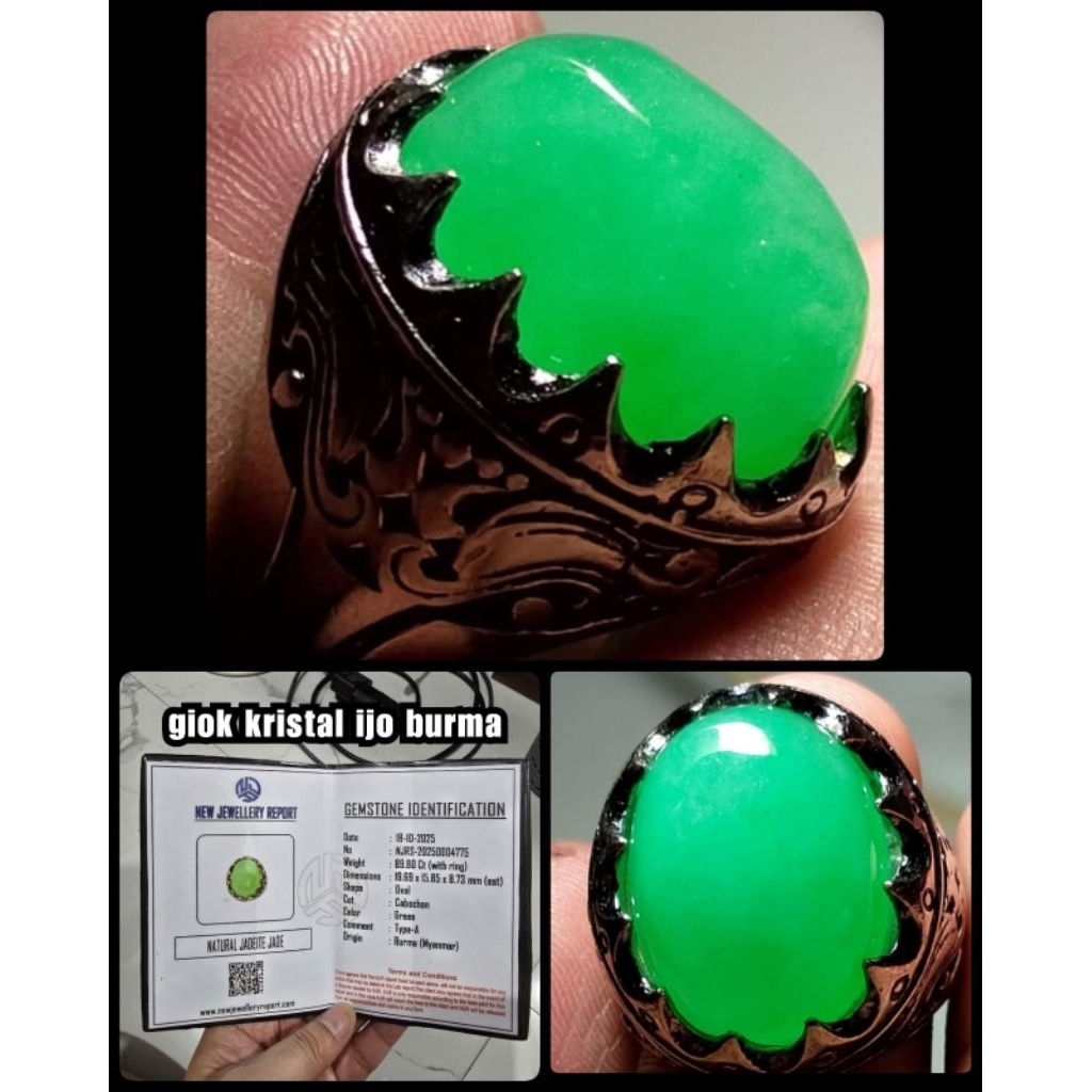 giok Jade Burma asli type A from myanmar