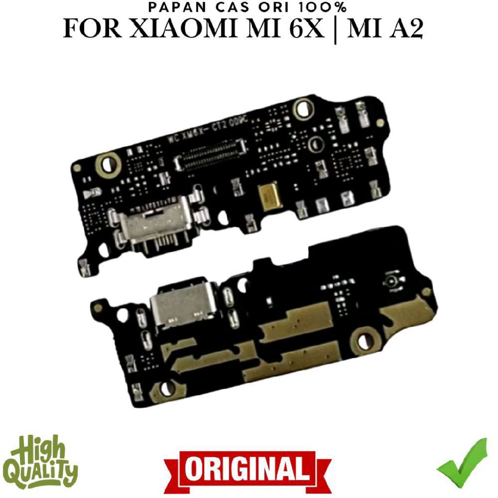 KONEKTOR CHARGER XIAOMI MI 6X / MI A2 ORIGINAL IC 100% PAPAN CAS CONNEKTOR FLEXIBEL FOR XIAOMI MI 6X
