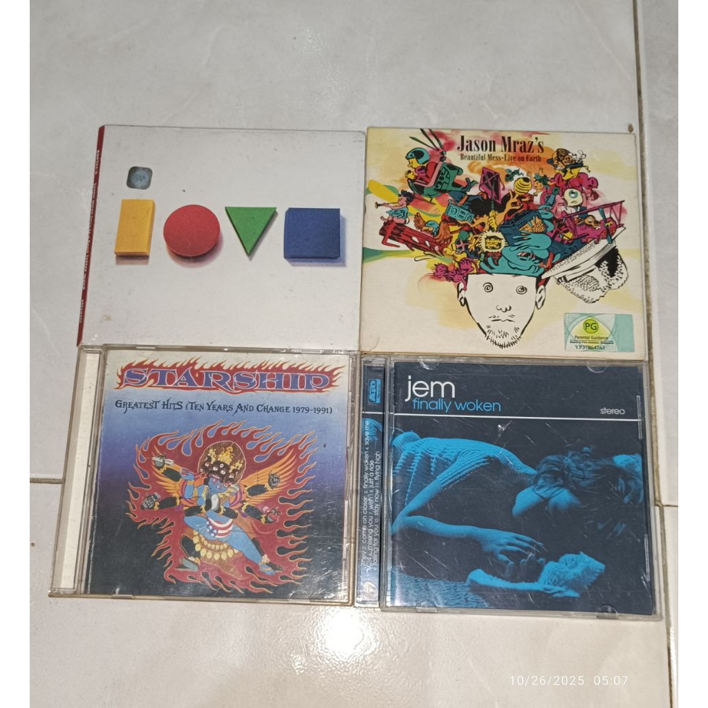 cd JASON MRAZ-Love Is A Four Letter Word / JASON MRAZ-Beautiful Mess : Live On Earth / JEFFERSON STA