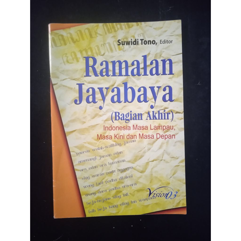 Buku Ramalan Jayabaya (Bagian Akhir) , Oleh : Suwidi Tono,