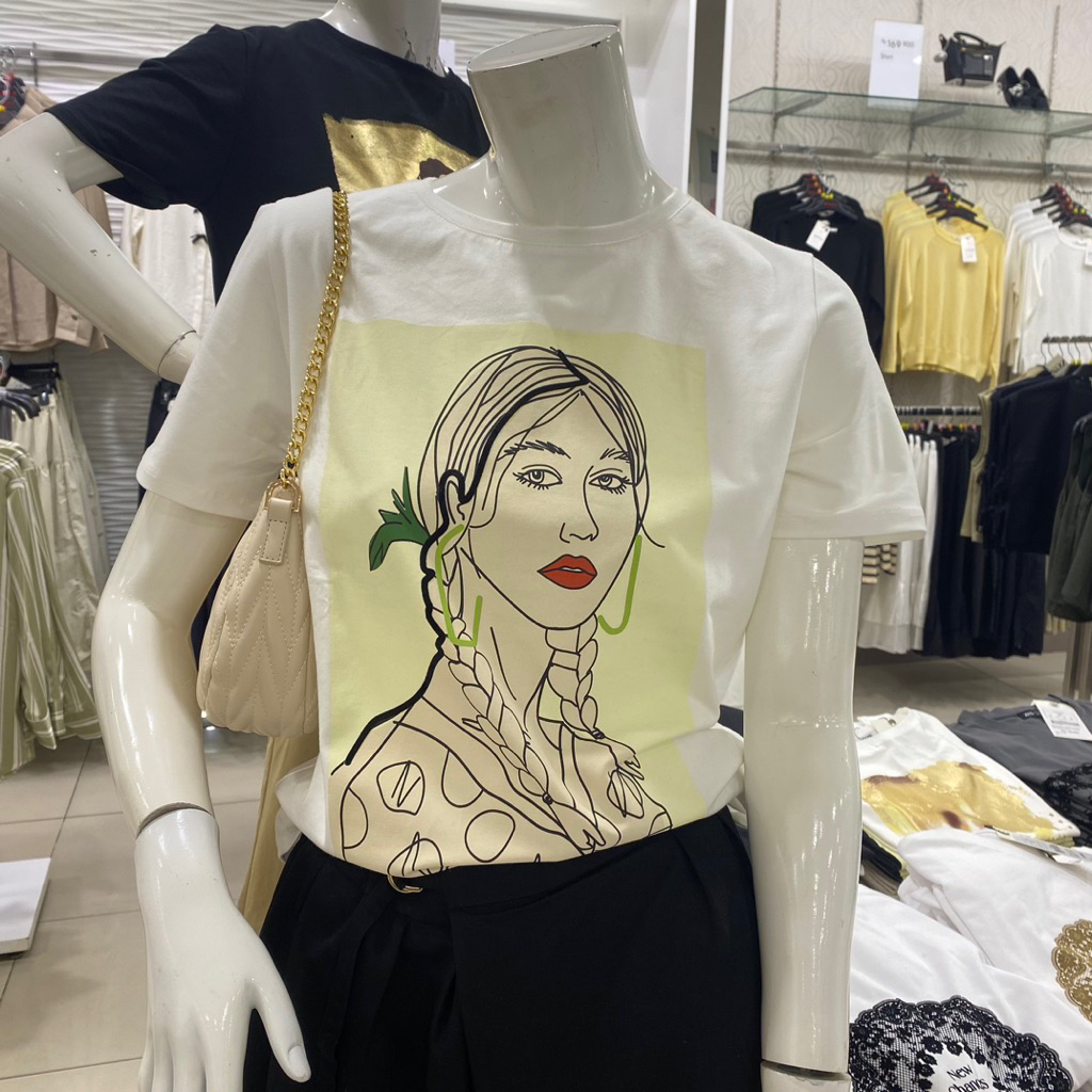 ZES KAOS PRINT WANITA LIMITED BRAND BARU MATAHARI