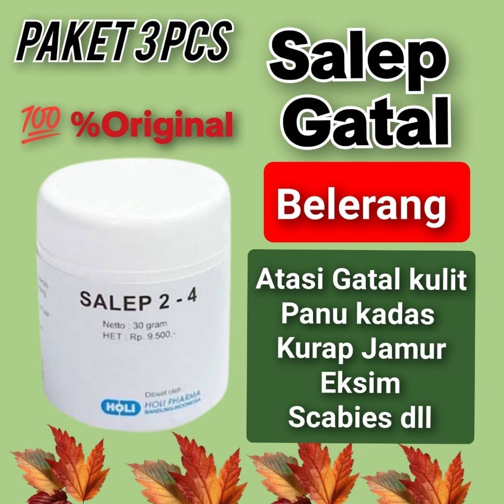 Salep Gatal Belerang 24 Original / Salep Zwafel 24 Original Asli Untuk Gatal Kulit Panu Kadas Kurap 