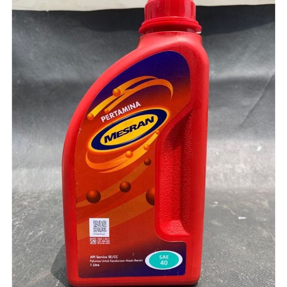 Oli Pertamina Mesran SAE 40 1 Liter / Oli Pertamina Mesran