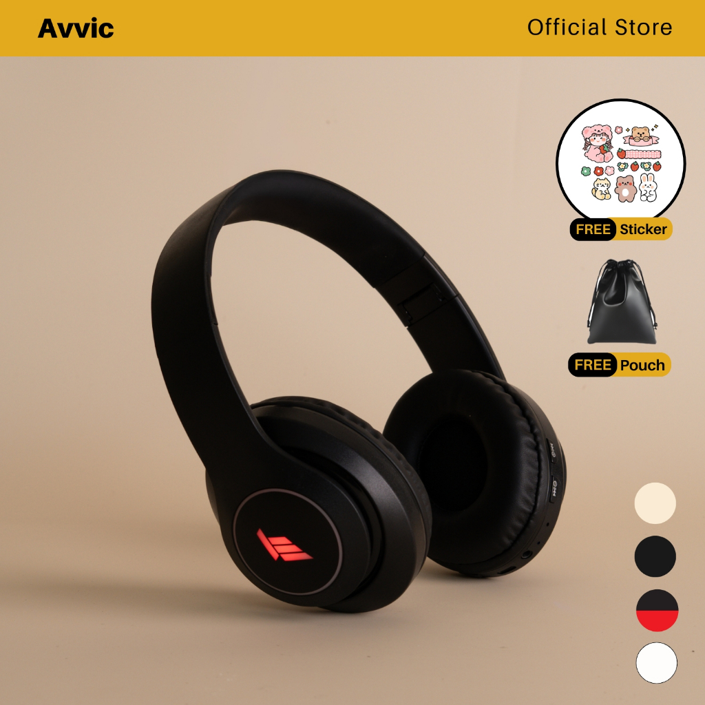 BIG SALE AVVIC B39 PRO HEADPHONE BLUETOOTH WIRELESS HEADSET BANDO SUPER BASS HIFI SOUND MUSIC RGB