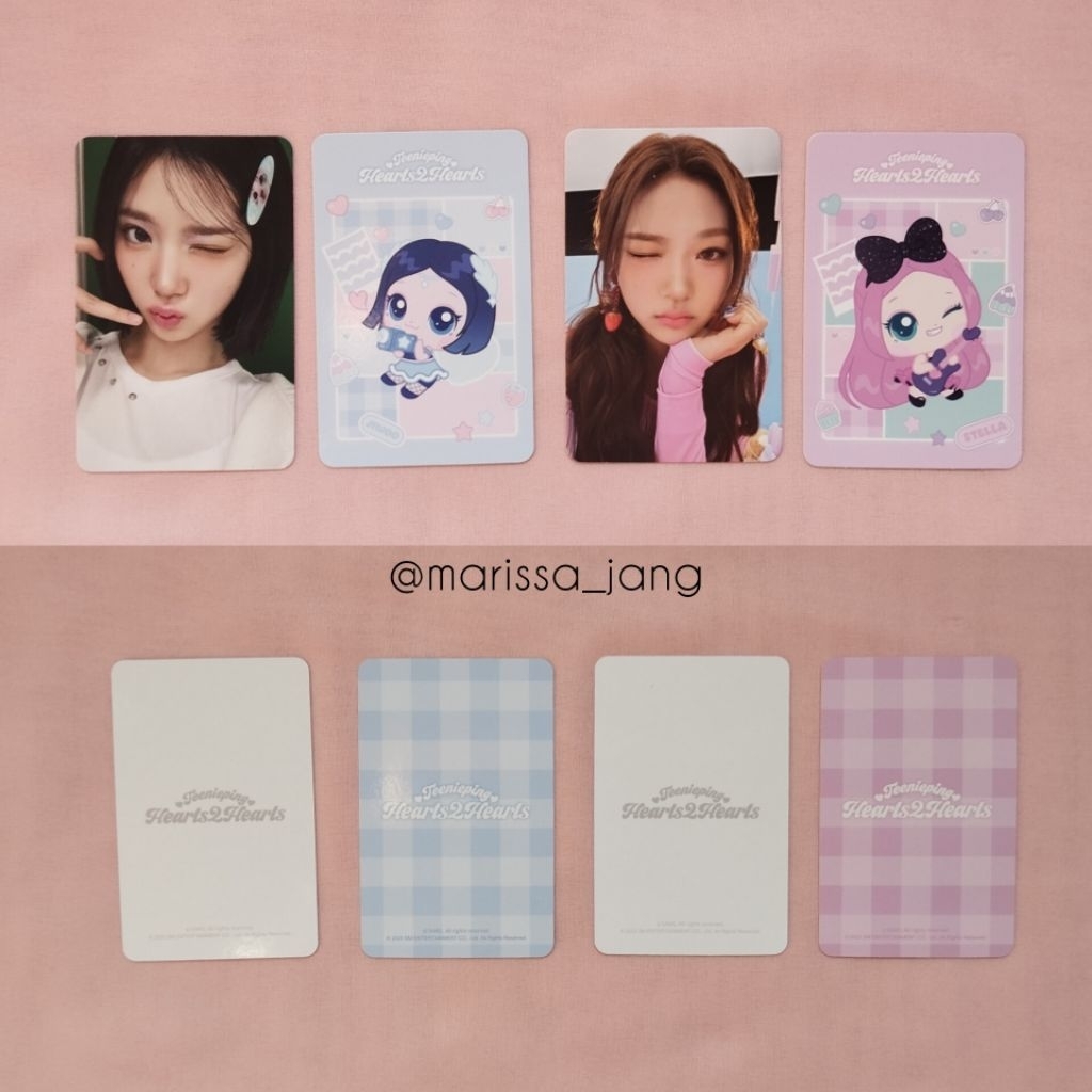 Photocard Hearts2hearts Teenieping Jiwoo Stella