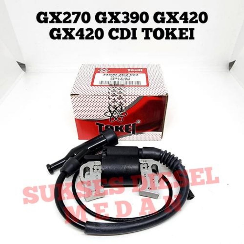 Coil cdi mesin honda gx270 gx390 TOKEI / CDI pengapian ke busi gx270 gx390 TOKEI