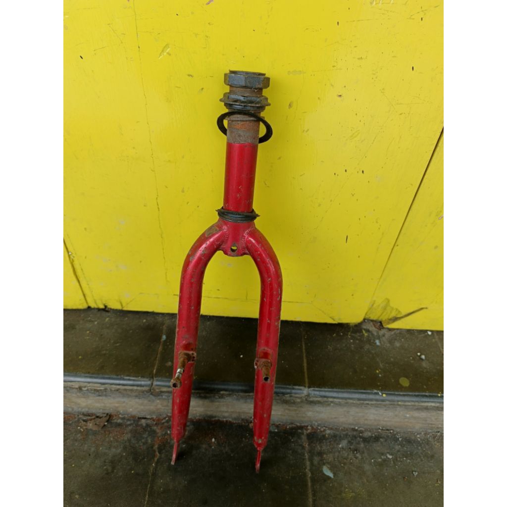fork sepeda lipat 20 model lurus merk odessy oversize