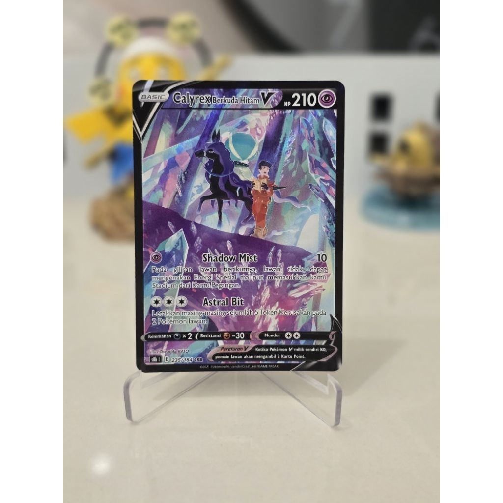 Kartu Calyrex V CSR 235/184 Pokemon TCG Indonesia