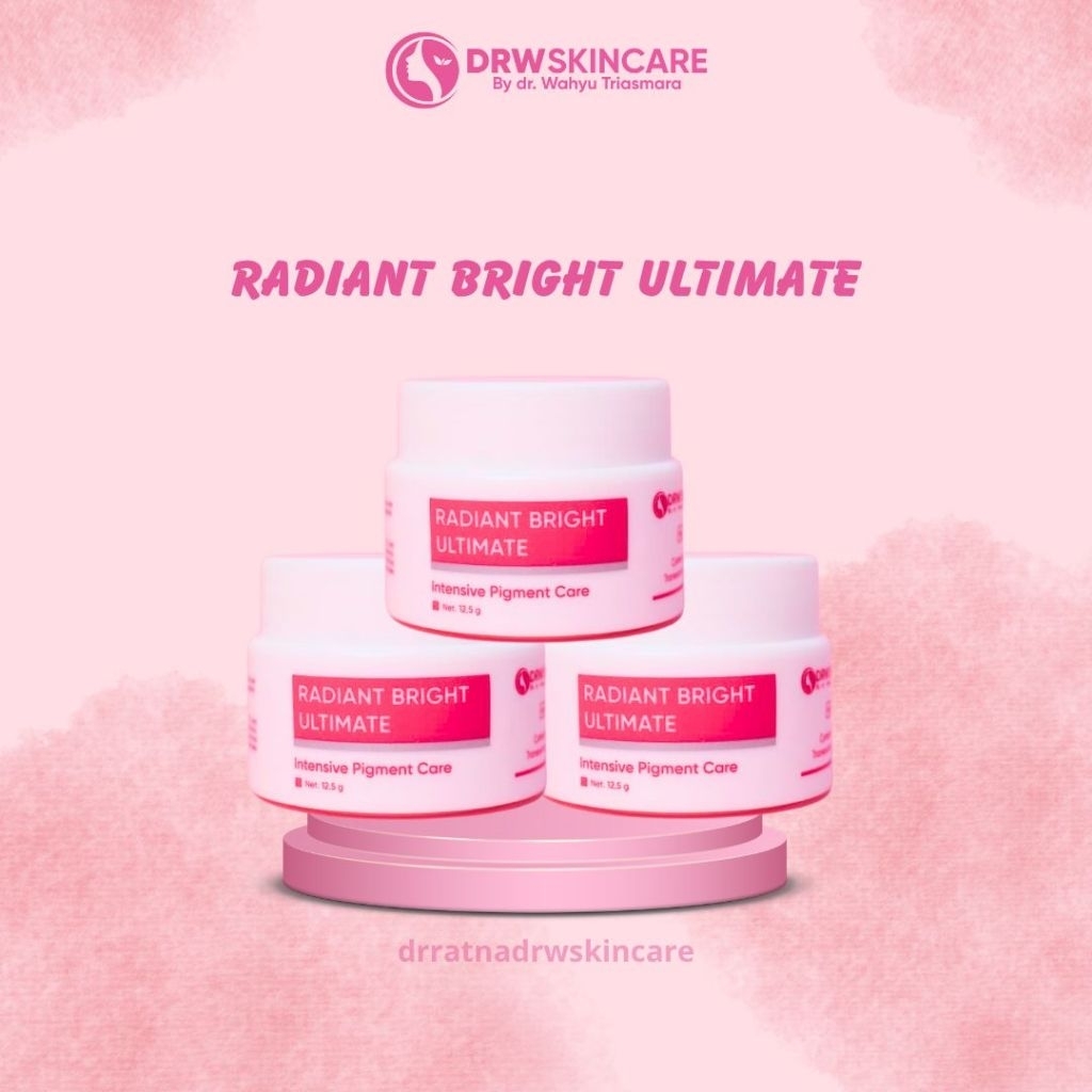 DRW Skincare - Radiant Bright Ultimate / Cream Pencerah / Krim Malam / Krim Radiant / Krim DRW Skinc