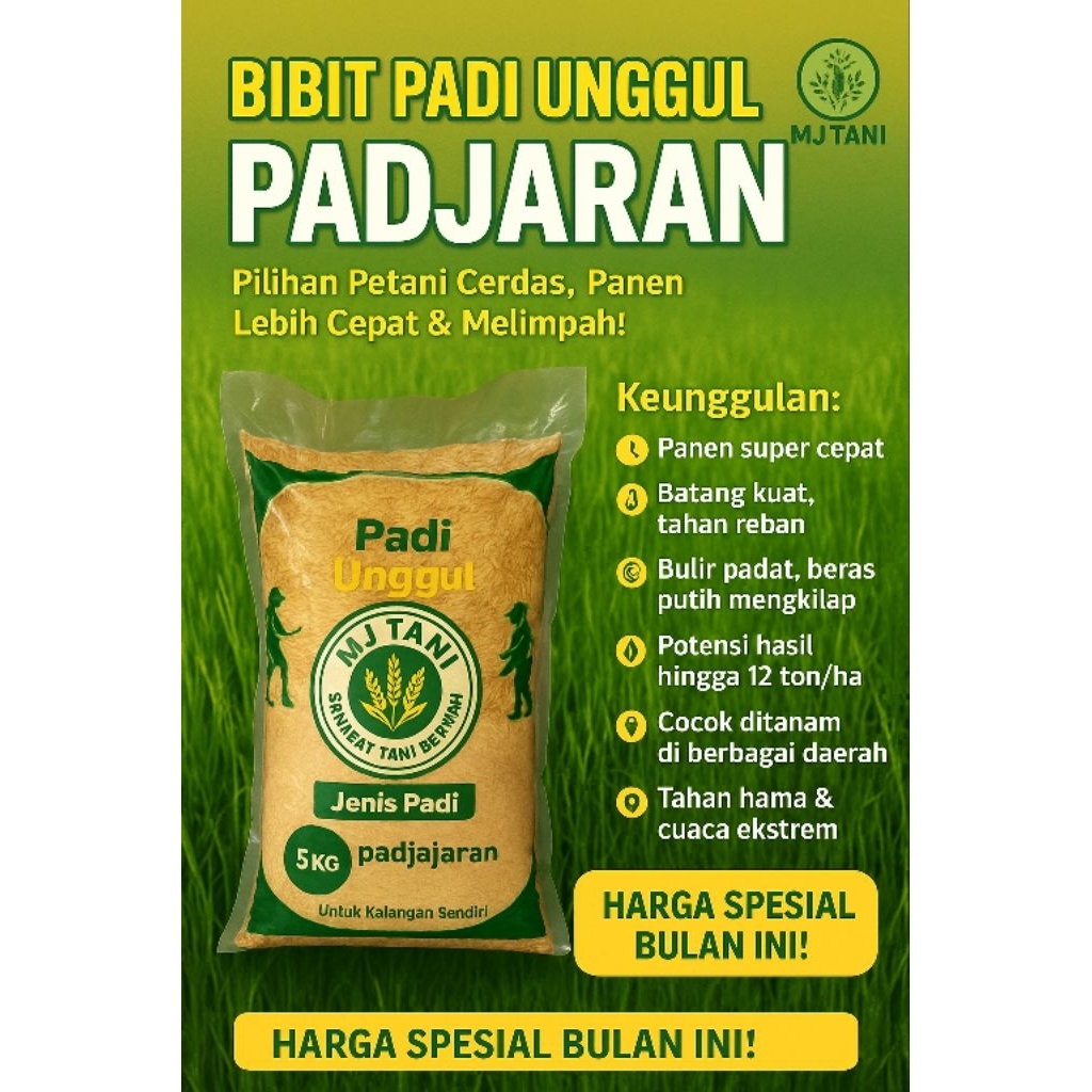 Benih padi unggul berkualitas PADJAJARAN 5kg