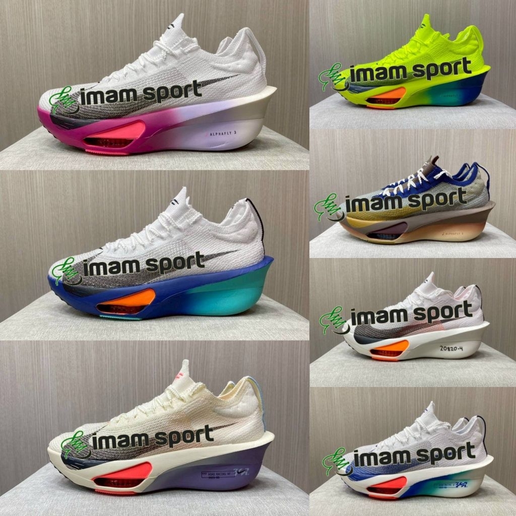 Sepatu Lari Pria Alphafly Next% 3 Ekiden Prototype Electric Green