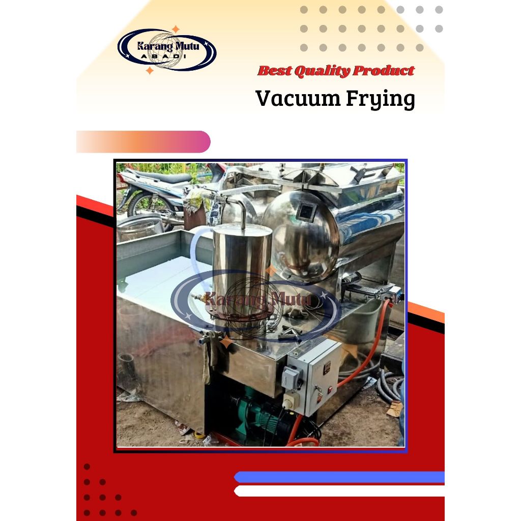 Mesin Vacuum Frying Keripik Buah Kapasitas 10 kg / proses