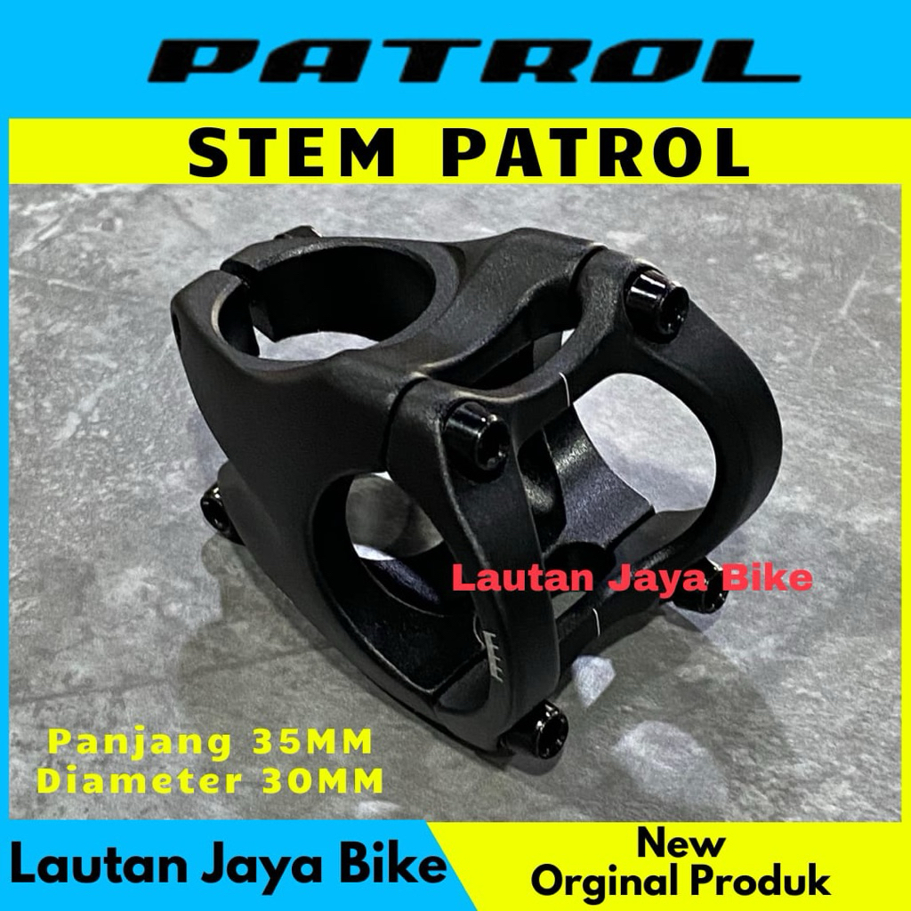 Stem Sepeda Gunung MTB Stem Patrol Evo Clamp Em Enduro New Original