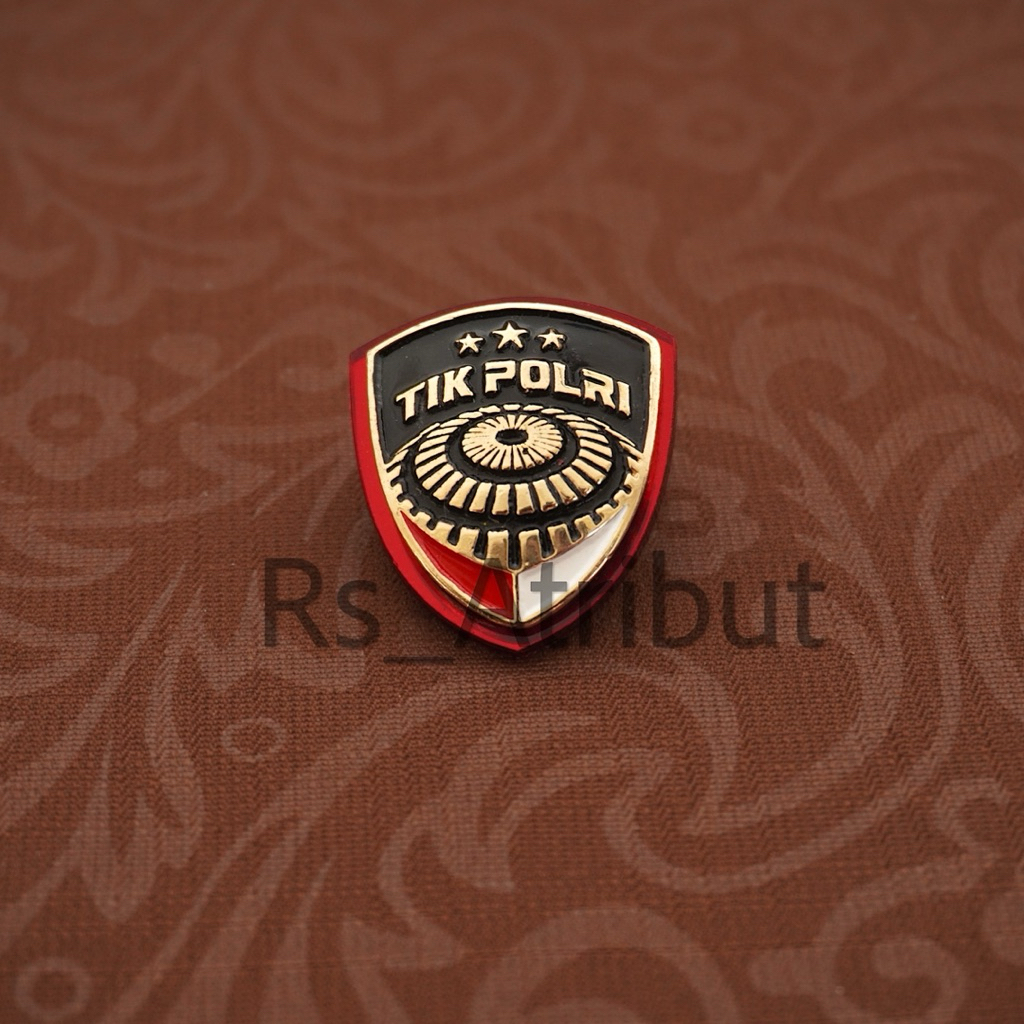 Pin Tik Polri / Brevet Brivet Tik Polri Premium