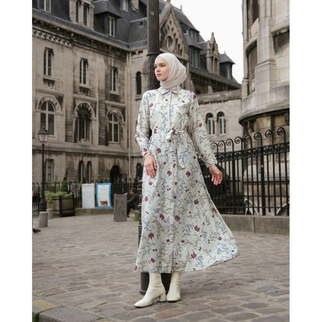 Roza Dress by Heaven Lights Gamis Lebaran ori baru murah