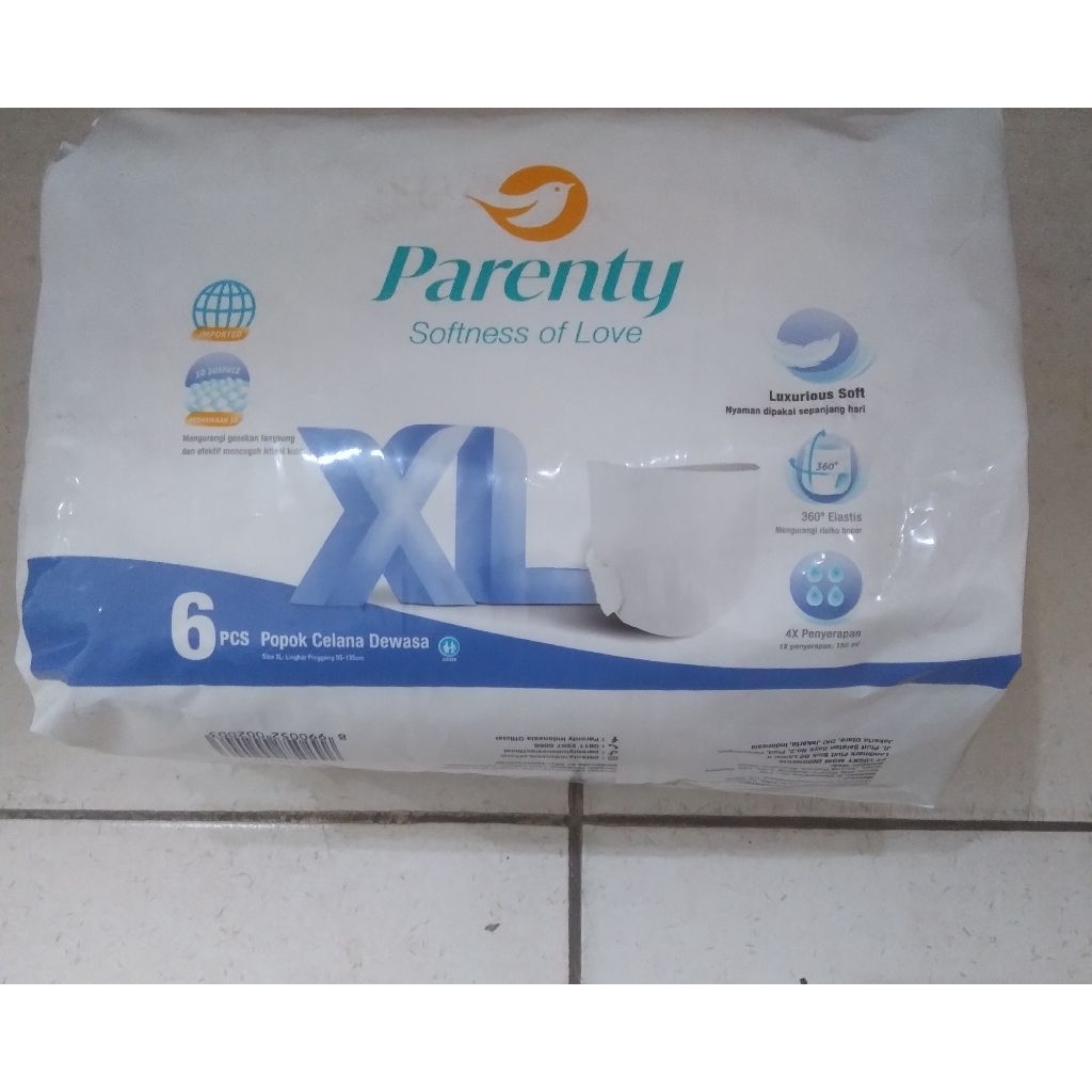 parenty popok celana lansia XL isi 6