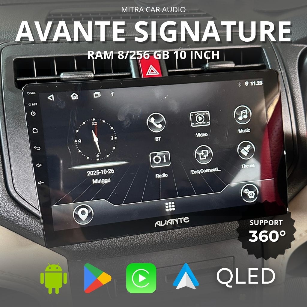 Head Unit Android Avante Signature AD-9910 RAM 8/256 GB