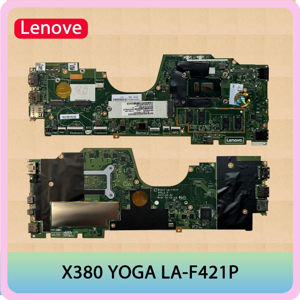 thinkpad Lenovo YOGA 380 motherboard,,LA-F421P YOGA380 mainboard, S2 X380  I5-8  8G