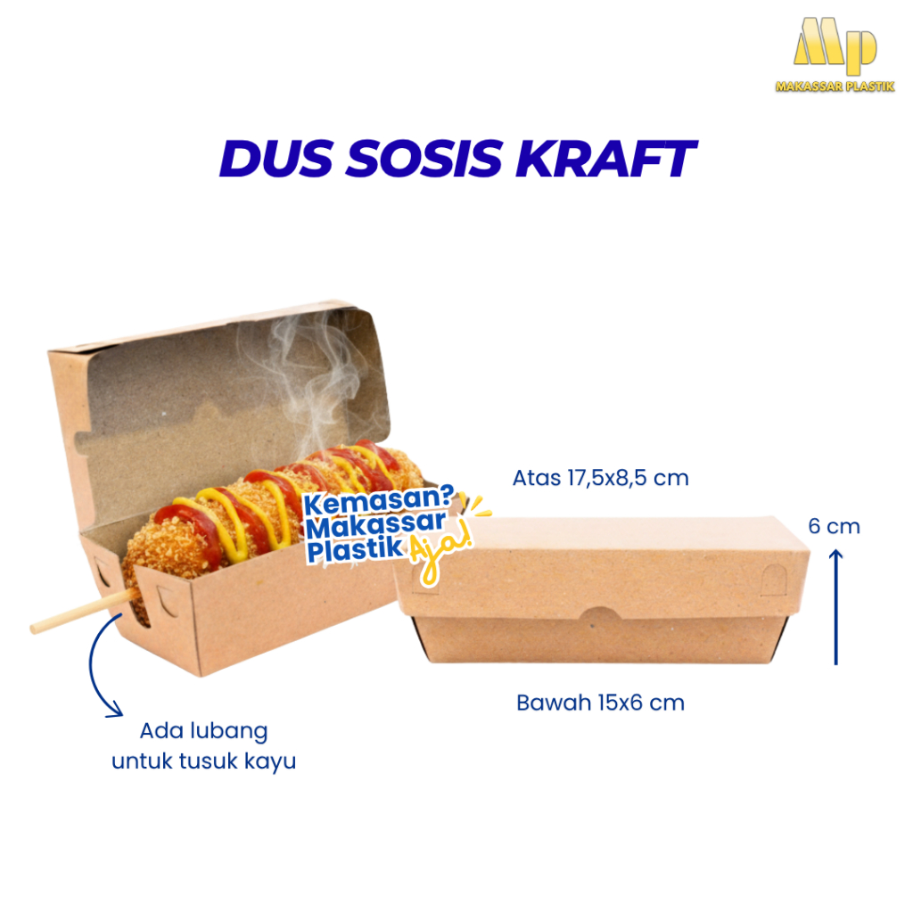 DUS SOSIS KRAFT EXPRESS / BOX CORNDOG / KOTAK SOSIS KRAFT @100 LBR