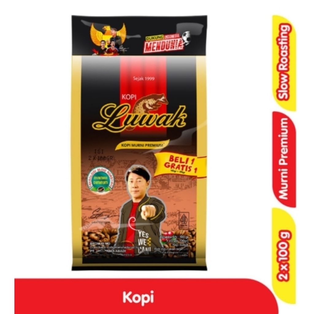 Kopi Luwak Kopi Murni Premium  2 X 100g Luwak Kopi Murni Premium