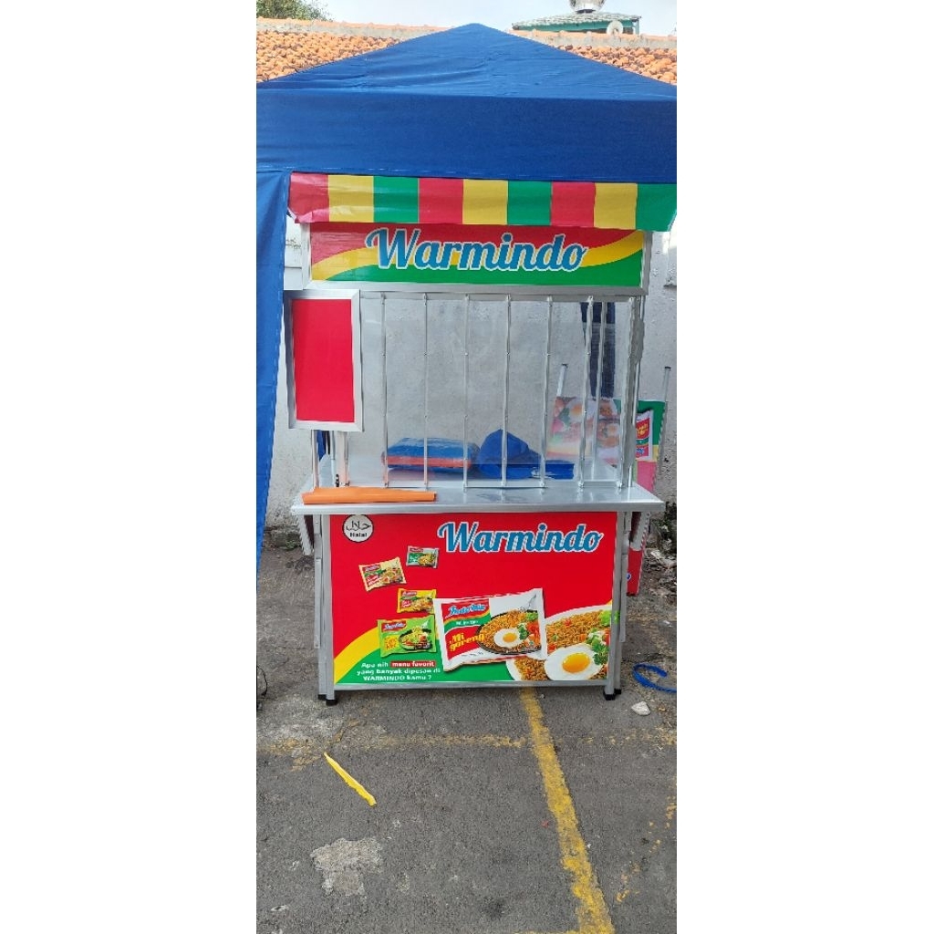 BOOTH PORTABLE WARMINDO