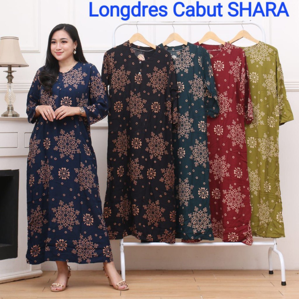 DASTER LENGAN PANJANG STANDAR LD 125 MURAH KEKINIAN BUSUI BUMIL BUSUI KANCING