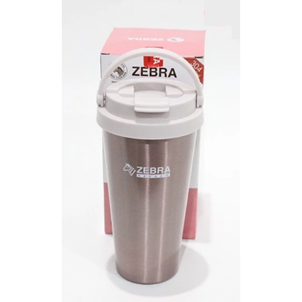 Zebra Termos Air Panas dan Kopi Stainless 0,5 Liter / Tumblr Vacuum Mug Zebra Macchiato 0.5 L 112705