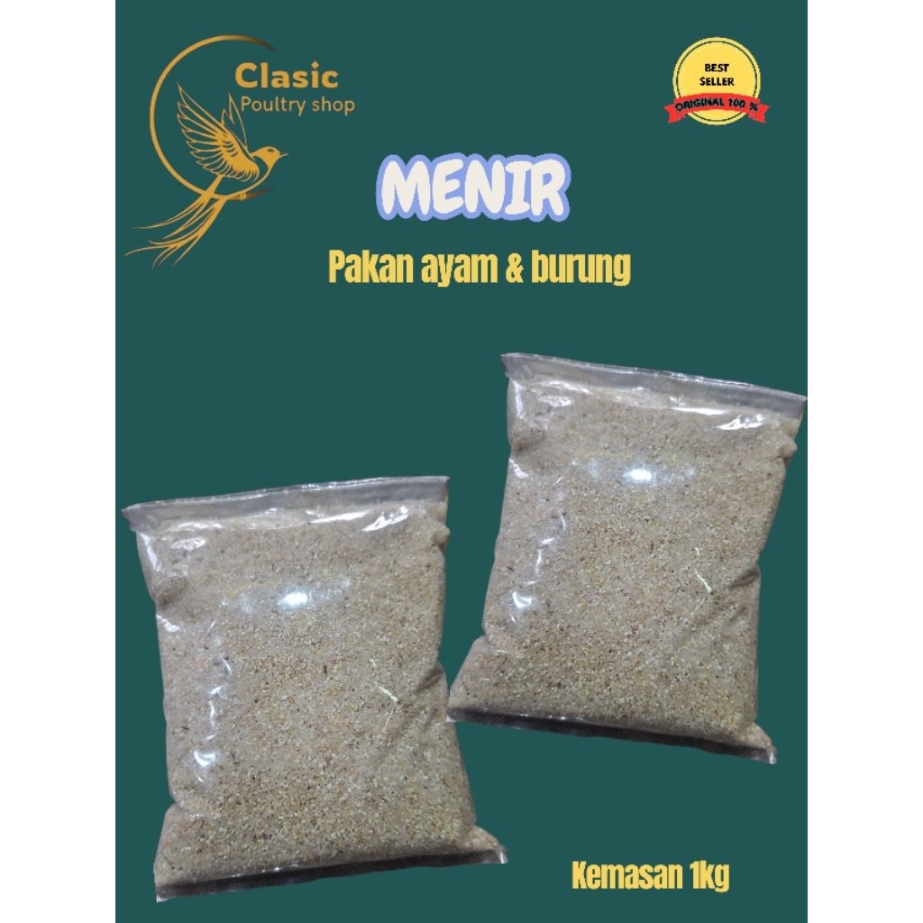 Menir Beras Putih / Beunyeur Kemasan 200gr,500gr,1Kg