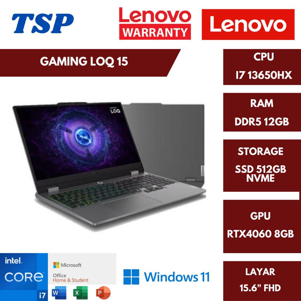 Lenovo Gaming LOQ 15 i7-13650HX RTX4060 512GB SSD 12GB 144Hz IPS Win11