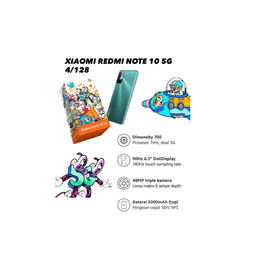 XIAOMI REDMI NOTE 10 pro 4/128 (handphone second)