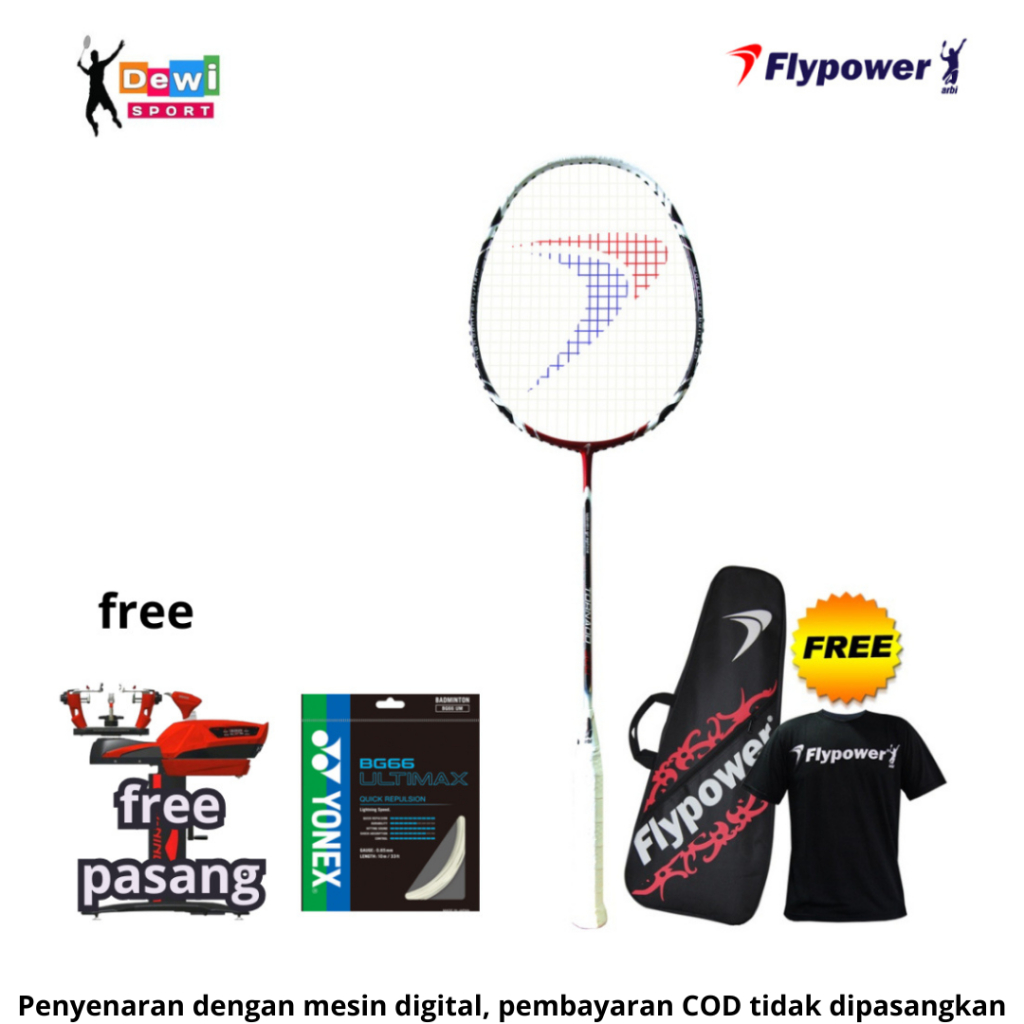 Raket Badminton FLYPOWER TORNADO 900