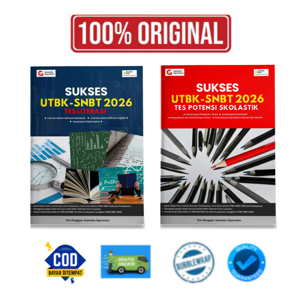 BUKU SUKSES UTBK SNBT 2026 - ORIGINAL GO