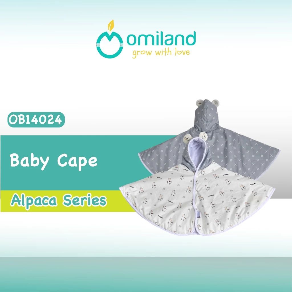 Omiland - Baby Cape Alpaca | Selimut Mantel Bayi & Anak