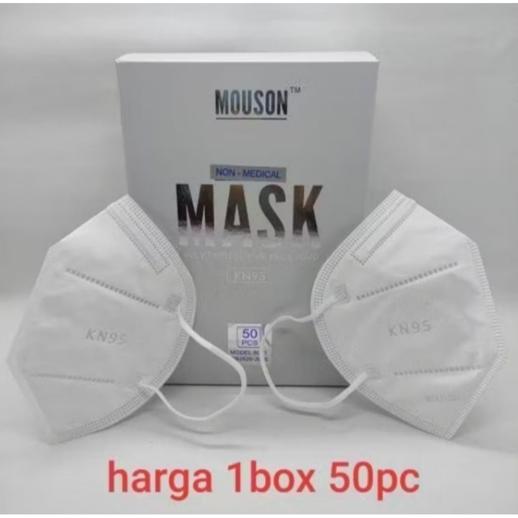 MASKER KN 95 MOUSON 1 PACK ISI 50 PCS