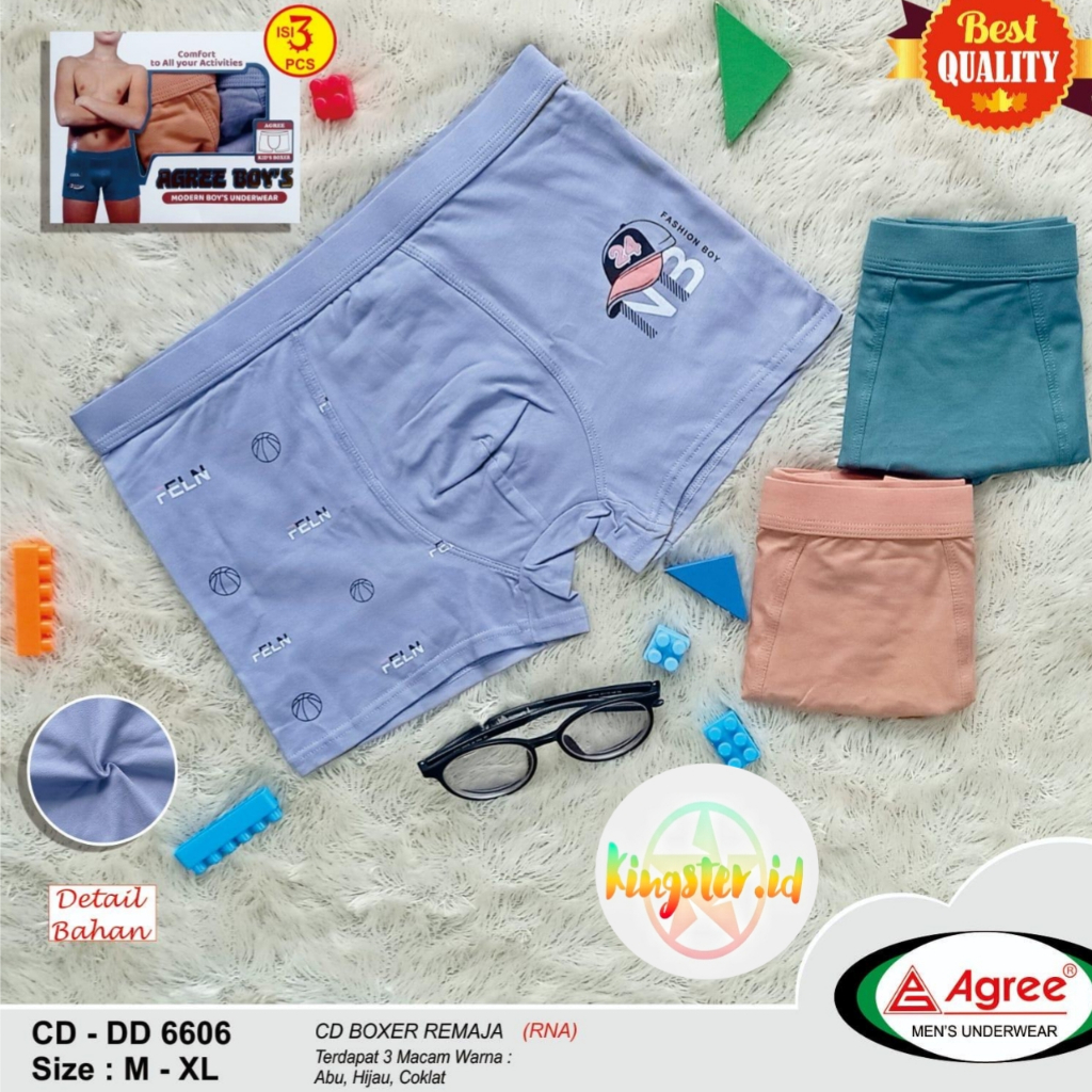 ( 6 - 12 Pcs ) Boxer Anak Remaja Laki Laki / CD Boxer Remaja Premium