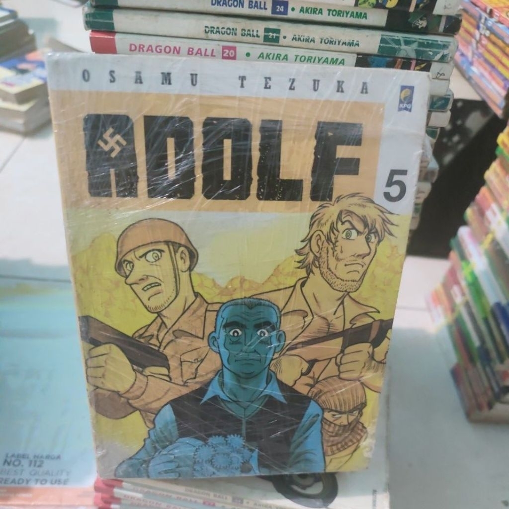 Komik Adolf By osamu tezuka Fullset tamat 1-5 original