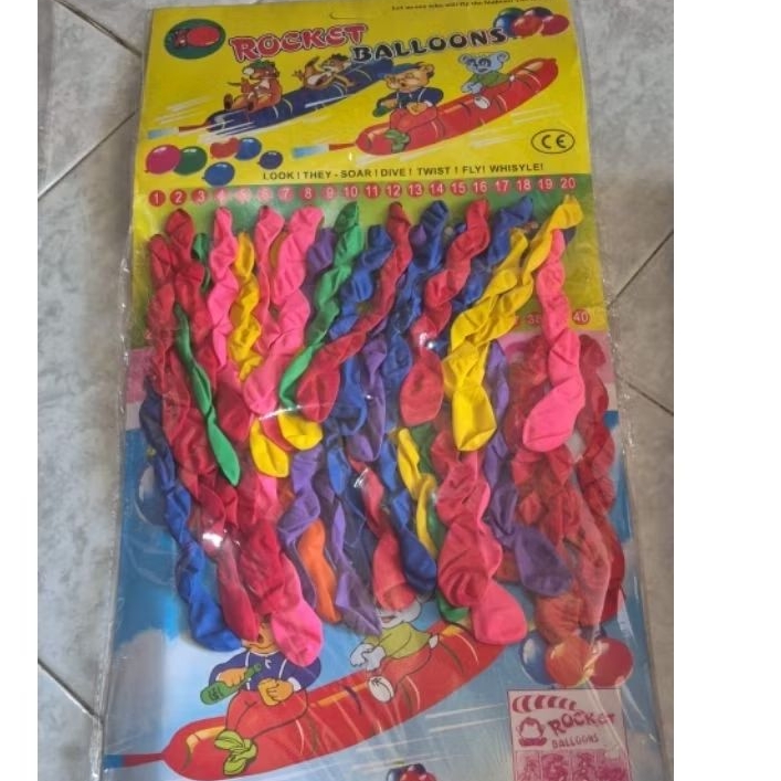 Balon renteng 1 renteng isi 40pcs