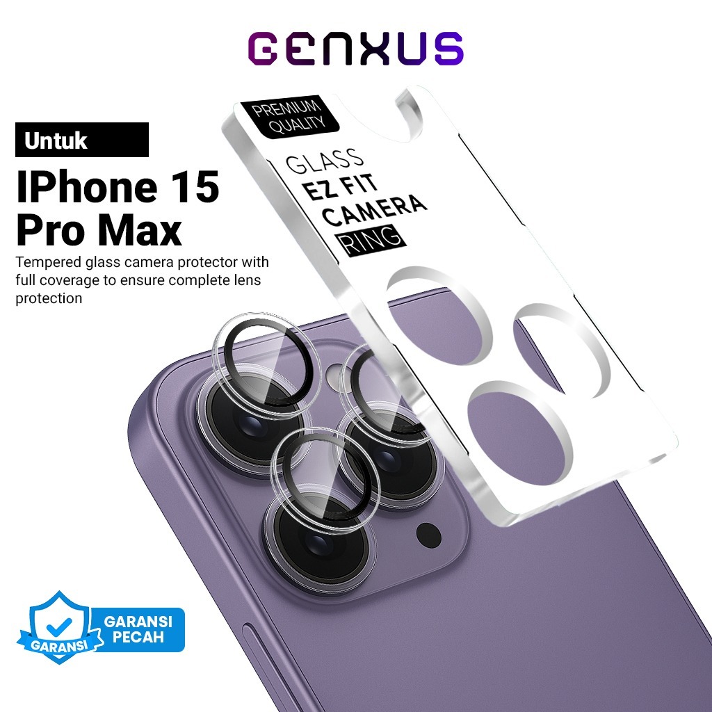 Genxus Lens Camera Protector Ring for Iphone 13 12 11 Pro Max 13 12 11 Mini Full Covarage Anti Strac